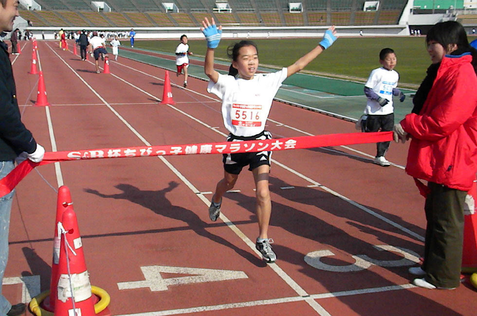 5年女子は是澤さんが独走で2連覇。