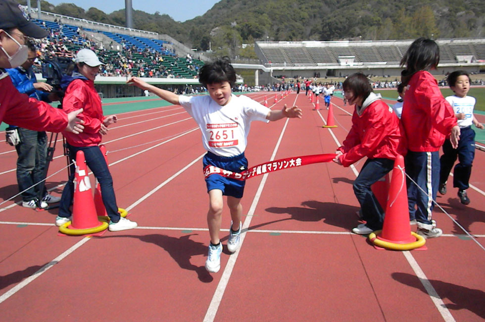 2年女子は松木さんが独走Ⅴ。