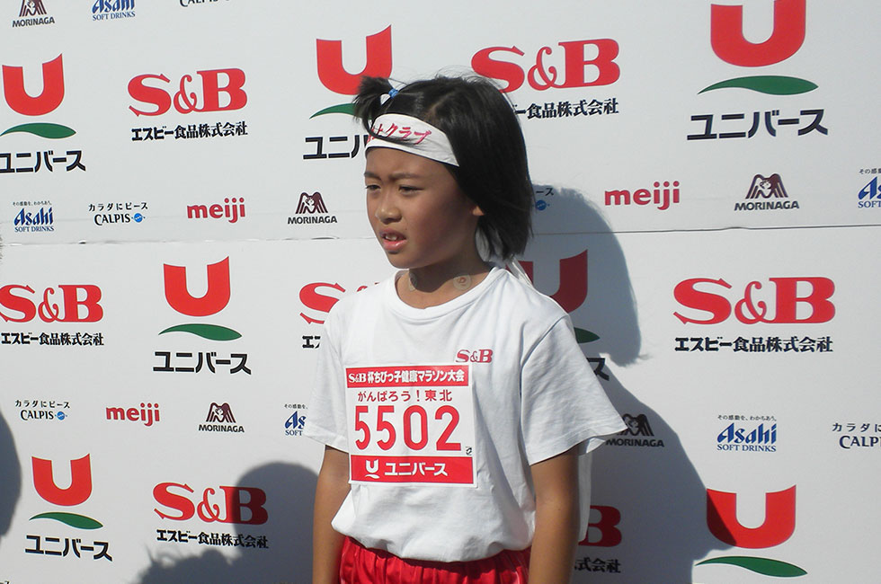 5年女子は中美さんが連覇を達成。