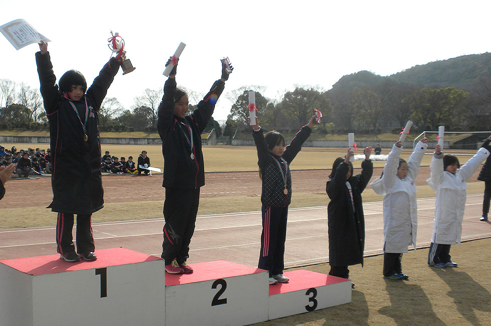3年女子は大北さんが初優勝。