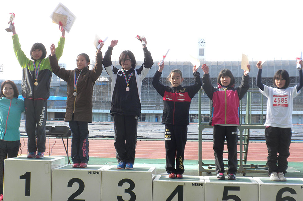 4年女子は北野さんが好タイムで連覇。