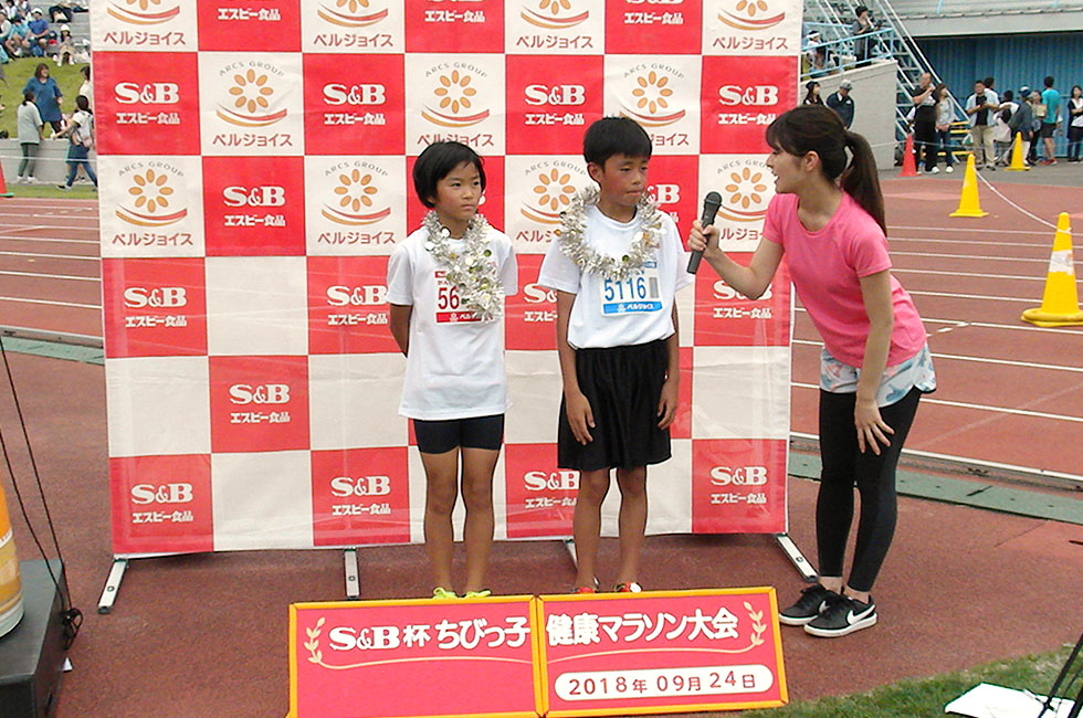 5年男子は高橋くんが3連覇、女子は宮崎さん岩手大会記録更新で3連覇。