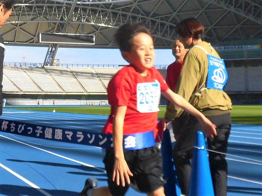 2年男子優勝の松尾くん！