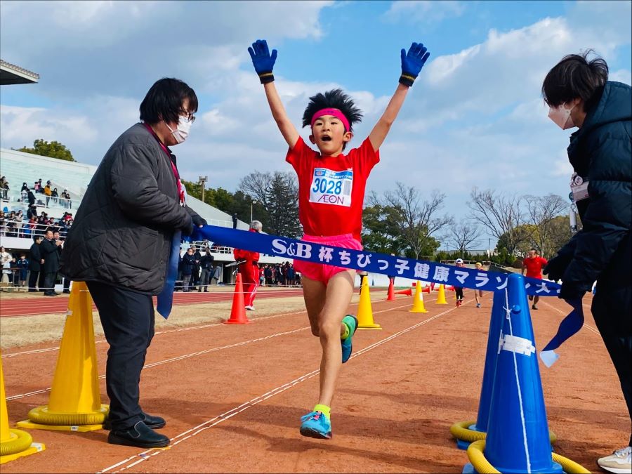 3年男子優勝の中嶋くん！