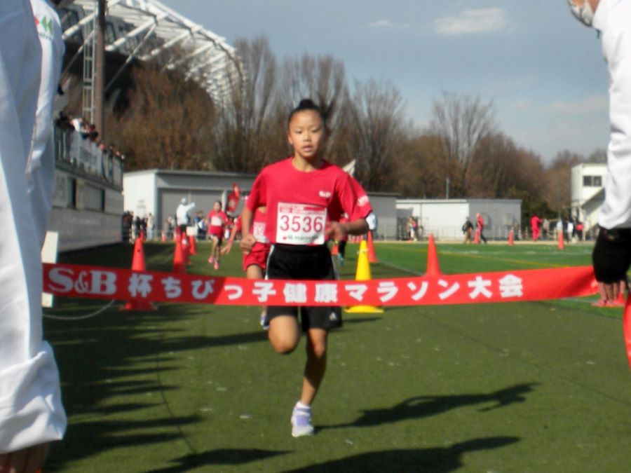3年女子優勝の武田さん！