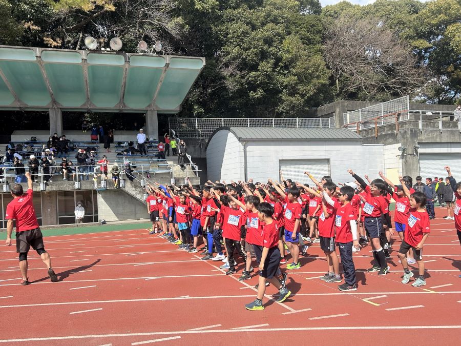 5年生スタート前の「オー！」