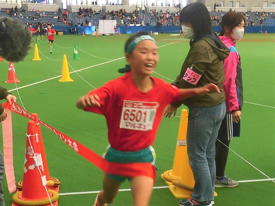 6年女子優勝は田村ここなさん！