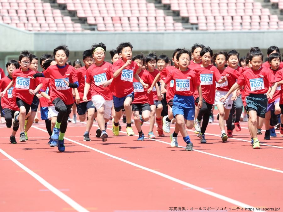元気よく飛び出した4年生！
