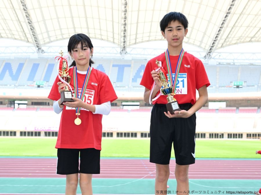 6年生優勝の二人！