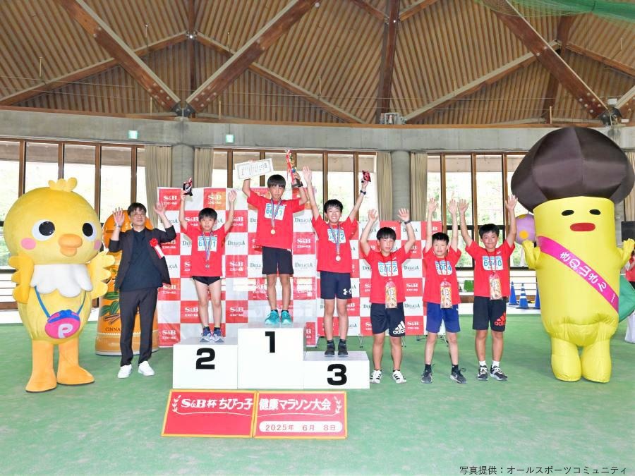 6年生男子入賞の六人！
