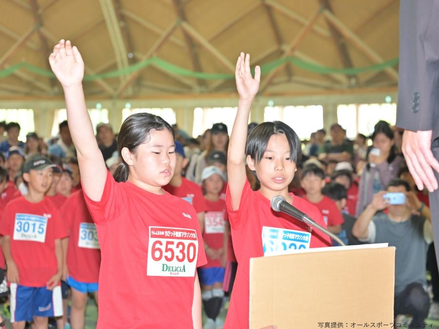 選手宣誓を担ってくれた6年生の二人！