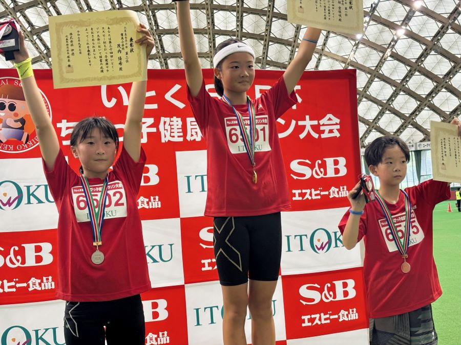 6年生女子入賞者！