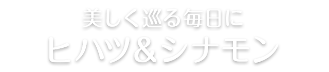 美しく巡る毎日にヒハツ＆シナモン