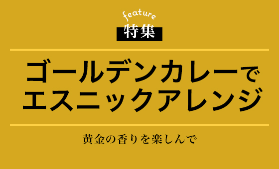 ゴールデンカレーでエスニックアレンジ