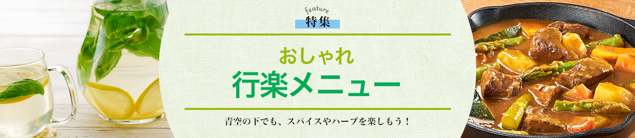 おしゃれ行楽メニュー