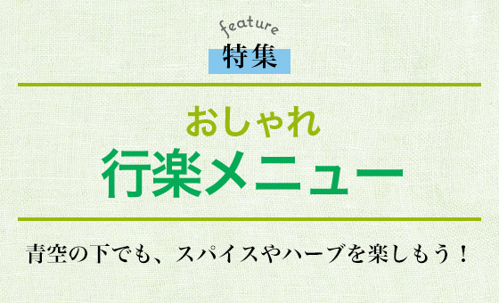 おしゃれ行楽メニュー