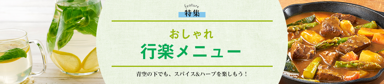 おしゃれ行楽メニュー