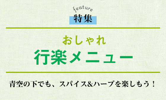 おしゃれ行楽メニュー