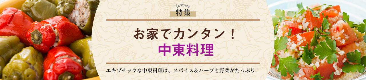 お家でカンタン！中東料理