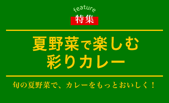 夏野菜で楽しむ彩りカレー