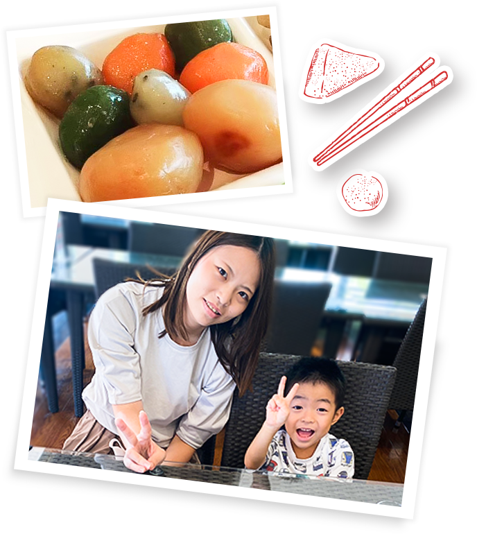 加藤さおりとお子さん