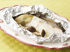 白身魚のホイル包み焼き