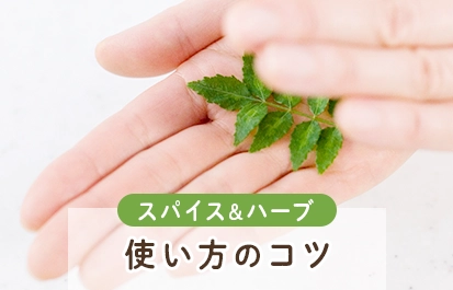 スパイス&ハーブの使い方のコツ！