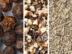 粒度違いのスパイスの使い分け