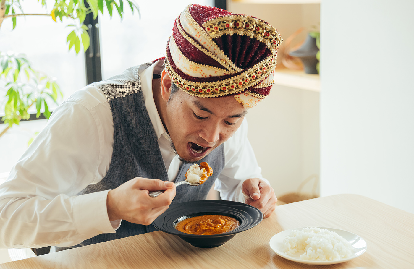 未来カレーこりすの「濃厚チキンマサラカレー」